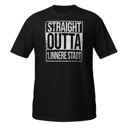 Straight Outta Wiener Bezirke - Unisex Bio T-Shirt