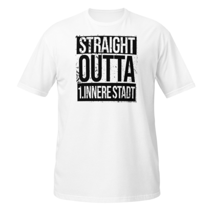 Straight Outta Wiener Bezirke - Unisex Bio T-Shirt – Bild 2
