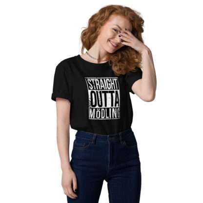 Straight Outta Mödling - Unisex Bio-T-Shirt – Bild 2