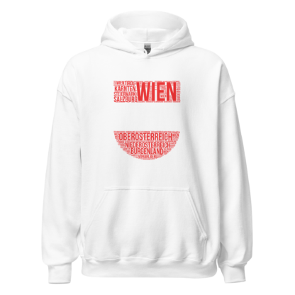 Unisex-Hoodie Wappen Wordart Austria – Bild 2