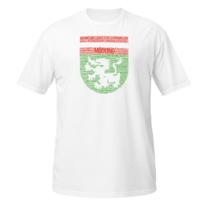 Wappen Wordart Mödling - Unisex Bio-T-Shirt