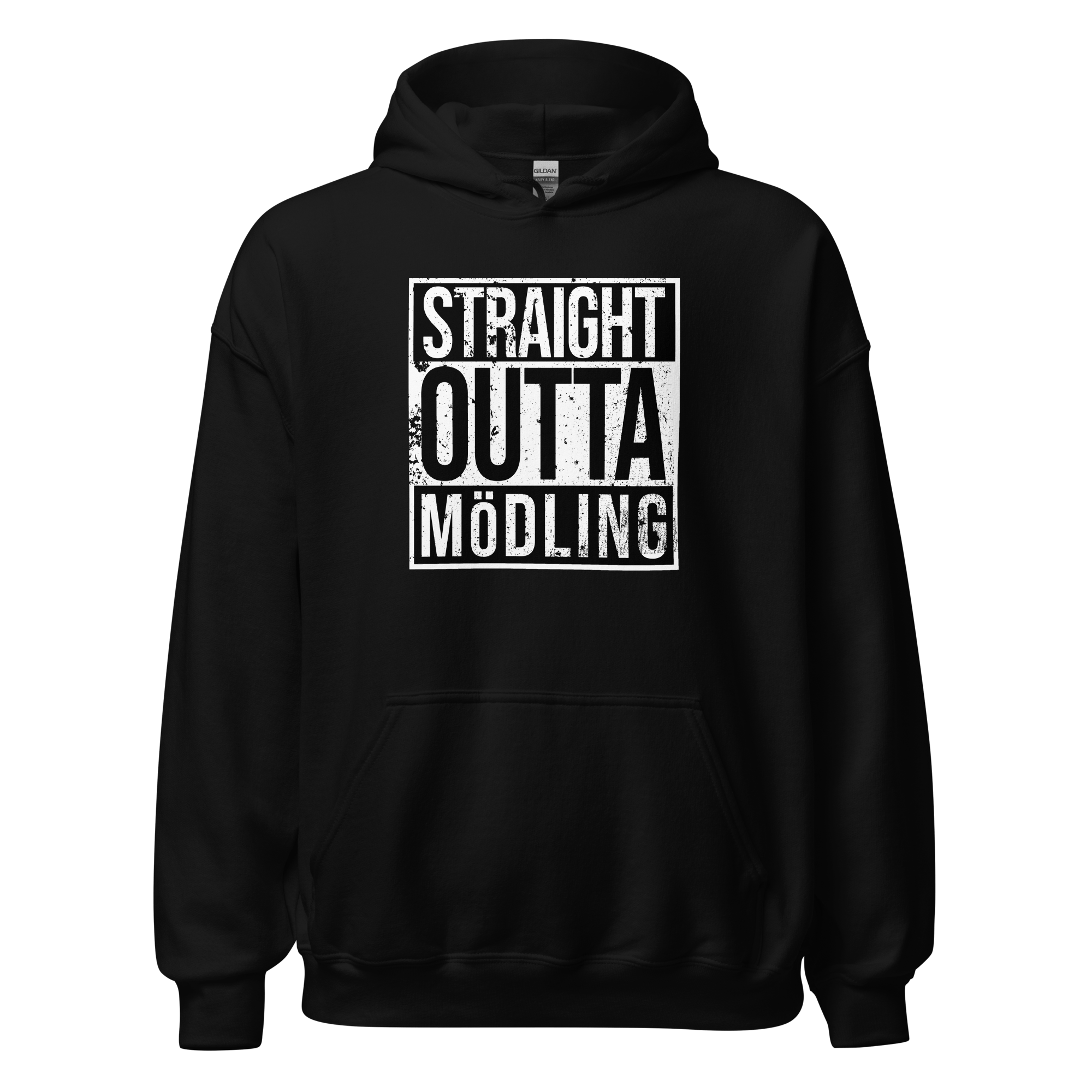 Unisex-Hoodie Straight Outta Bezirk Mödling